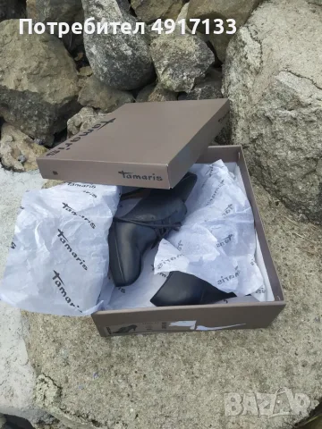 Tamaris кожени обувки с висок ток – №40  45€, снимка 11 - Дамски обувки на ток - 55663582
