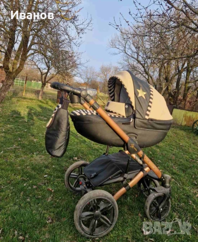 Бебешка количка STARS GOLD DADA PARADISO 2 в 1