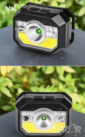 LED фенер за глава с 6 режима на работа, вградена батерия и USB зареждане - FL86, снимка 8 - Други инструменти - 54811235