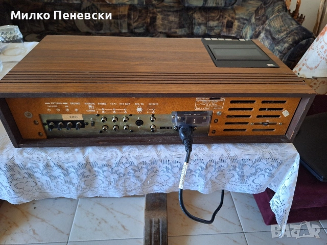 SONY HST 139.VINTAGE STEREO FM RECEIVAR,CASSETTE RECORDER.MADE IN JAPAN., снимка 7 - Ресийвъри, усилватели, смесителни пултове - 54734653
