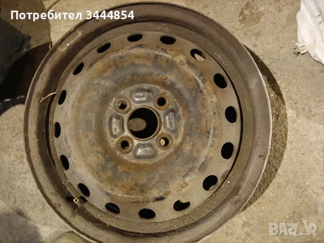 2 джанти 15" стоманени
