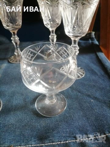 СТАРИ КРИСТАЛНИ ЧАШИ , снимка 10 - Други ценни предмети - 54049333