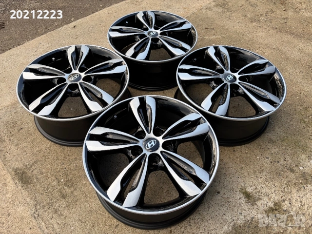4 броя алуминиеви джанти за Hyundai IX35,IX20,Tucson,Kona,Ioniq,Elantra,Lafesta 17, снимка 9 - Гуми и джанти - 54654439