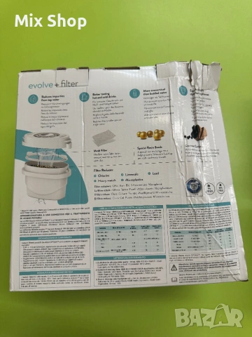 Нова Кана за филтър за вода Aqua Optima Liscia с 6 филтъра, снимка 6 - Други стоки за дома - 54132521