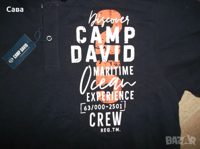Тениски CAMP DAVID, MARCO GI ,PL  мъжки,Л-ХЛ, снимка 10 - Тениски - 55425311