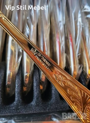 Прибори за хранене Solingen 24k позлата , снимка 8 - Прибори за хранене, готвене и сервиране - 54143226