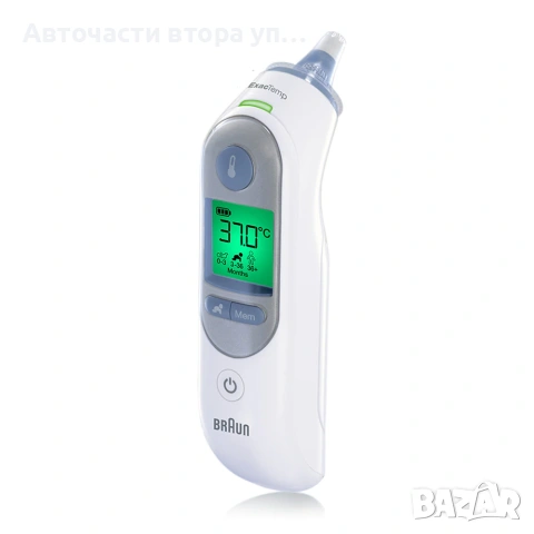 Инфрачервен ушен термометър Braun ThermoScan 7 5828888 20-18, Age Precision, 21 филтъра, Бял, снимка 8 - Други стоки за дома - 54613405