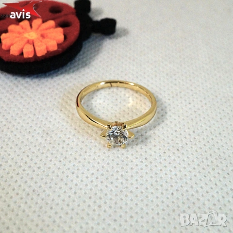 Пръстен с 14К златно покритие 224884