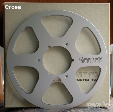 Магнетофонни ролки AMPEX и SONY, SCOTCH,QUANTEGY 26,5 см, снимка 3 - Декове - 45688682