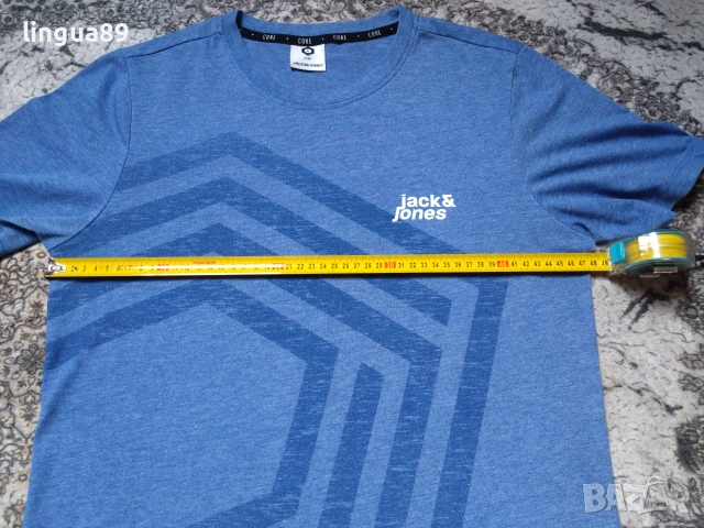 Jack & Jones Core мъжка тениска с графика размер S, снимка 2 - Тениски - 55224603