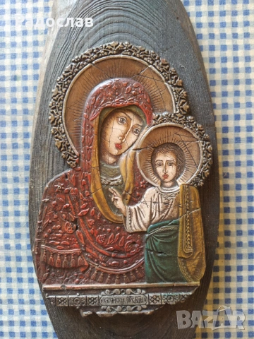 икона Света Богородица , снимка 2 - Икони - 54548814