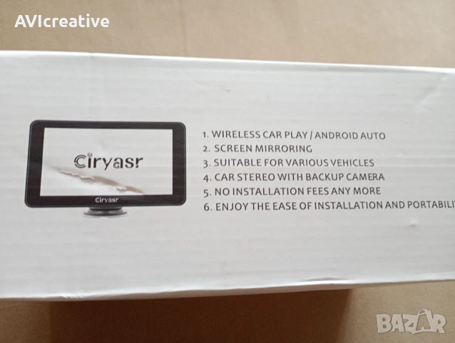 7 INCH Wireless ANDROID AUTO/APLE CARPLAY, снимка 2 - Аксесоари и консумативи - 55153017