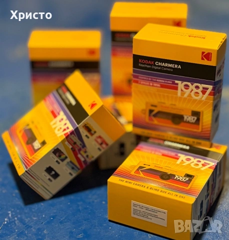 НОВО!!! Цифров фотоапарат тип ключодържател Kodak Charmera, случаен цвят, 58x24.5x20mm  , снимка 3 - Фотоапарати - 54662851