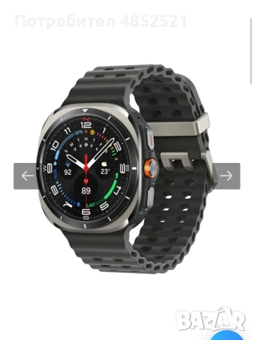 Watch Samsung Galaxy Watch Ultra L705 (2025) 4mm LTE Region East - Titanium Blue/Grey
