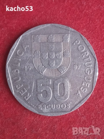 50 ескудо 1987 г. Португалия.