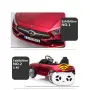 Черна акумулаторна кола Mercedes Benz CLS350 с кожена седалка 12V, снимка 3