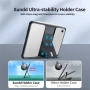 XUNDD калъф за Samsung Tab A11/A9 – TPU+PC, подставка, Airbag, протектор, черен, снимка 2