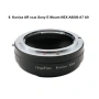 Адаптер за обектив Sony E Mount Canon Nikon M42 FD MD Micro 4/3 EOS M FOTGA, снимка 9