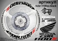 Honda CBR 1100XX кантове и надписи за джанти, снимка 2