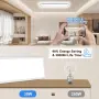 LED Панел за таван 100x25 см 30W димируем с дистанционно управление, снимка 3