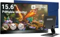 Чисто нов портативен монитор Ingnok 15.6 Full HD 1080P IPS USB C Mini HDMI VESA за лаптоп PC Mac PS5, снимка 1