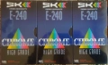 Видеокасети VHS SK high grade 240 минути, снимка 1