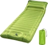 Къмпинг постелка Minthouz, ултралек надуваем къмпинг матрак с възглавница и вградена помпа, снимка 1