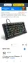 Геймърска клавиатура Sharkoon Skiller SGK25 RGB, 75% оформление, гореща замяна, смазани , снимка 1