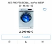 Пералня Aeg професионална 8кг А+++ Germany Гаранция, снимка 2