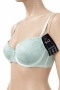 Комплект дамско бельо Hunkemöller – сутиен 75C и бикини S, светло синя дантела, снимка 3