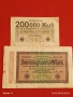 Две райхбанкноти 200 000 марки 1923г. / 20 000 марки 1923г. Германия редки за КОЛЕКЦИЯ 53249, снимка 1
