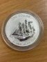 Острови Кук - 1 долар – кораб, 1 OZ – Сребърна монета , 1 унция, снимка 3
