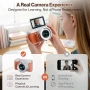 Нов 5K цифров фотоапарат WiFi 180° екран 18X zoom 64GB карта камера за начинаещи, снимка 2