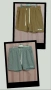 NELEUS SPORT WEAR XL Къси спортни шорти в сиво и кафяво , снимка 1