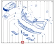 263291150R,261A34213R,ляво капаче под халоген DACIA SPRING Electric 2019-, снимка 2