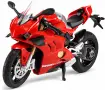 Метални мотори: Пистов мотоциклет Ducati Panigale V4 S 1:12, снимка 1