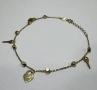 Златна гривна 14K 585 с ключ и сърце – 1,57 г – 19,5 см, снимка 3