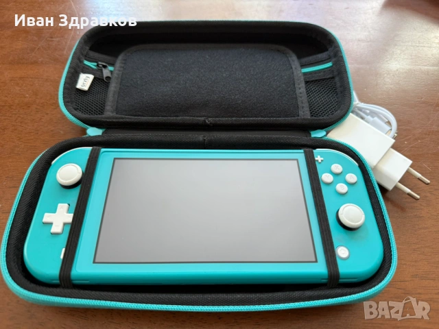 Switch Lite, hack/mod 512Gb, 62 игри - RetroArch, Moonlight - кейс, зарядно