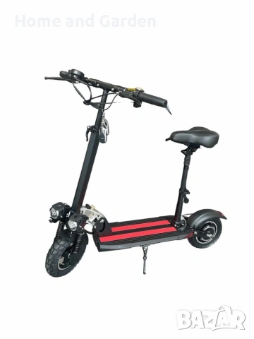 ⚡ ПРЕМИУМ Електрически скутер 500W / 40 км/ч – 10” гуми, 48V, седалка, снимка 8 - Друга електроника - 54036966