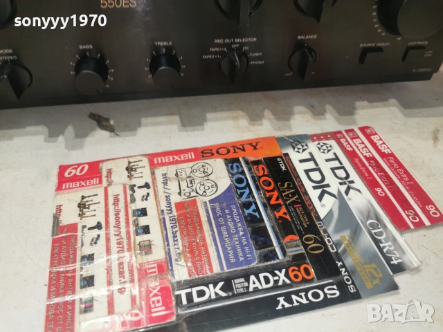SONY TA-F550ES AMPLIFIER-MADE IN JAPAN ВНОС SWISS 1207261026L1, снимка 9 - Ресийвъри, усилватели, смесителни пултове - 55247380
