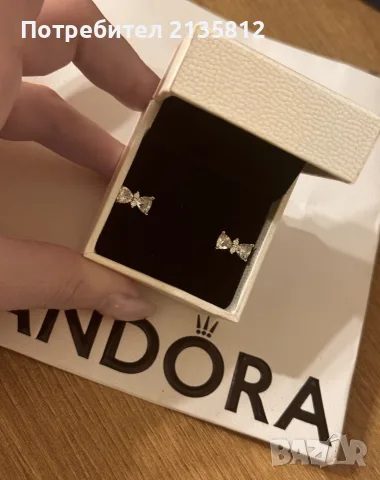 Пандора обеци Pandora , снимка 3 - Обеци - 55338496