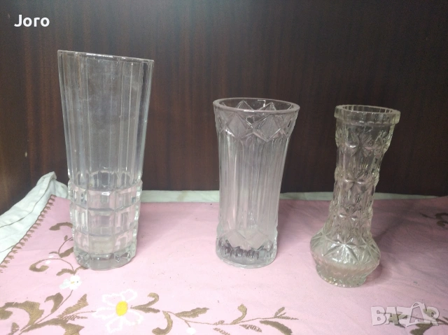 кристални вази, снимка 2 - Вази - 54759037