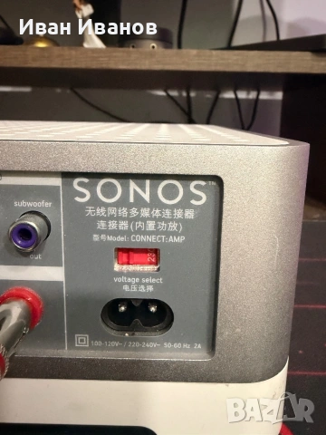 Sonos Connect:Amp (Gen 1) – Мрежов усилвател / Стриймър, снимка 3 - Ресийвъри, усилватели, смесителни пултове - 54858123