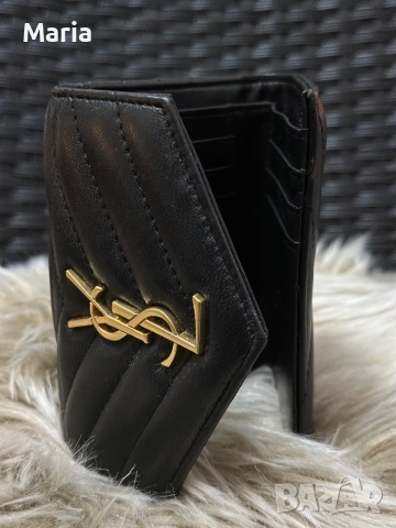 YSL Ivsen Loran - дамски портфейл с много отделения , снимка 4 - Портфейли, портмонета - 53981720