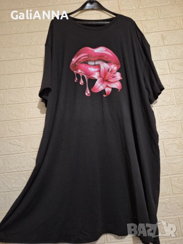 НОВА СТРАХОТНА РОКЛЯ 3XL-5XL, снимка 5 - Рокли - 55166973
