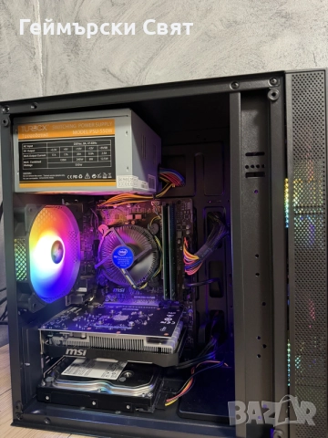 Геймърски компютър Intel Core i3-9100F / GTX 1650 4GB / 16GB RAM / SSD + HDD, снимка 3 - Геймърски - 55494498