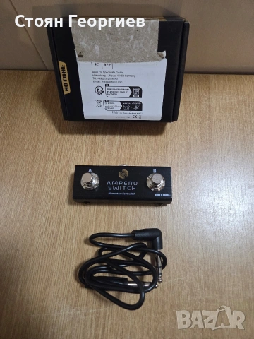 Чисто нов Hotone Ampero Switch, компактен двоен футсуич за китарни ефекти. 