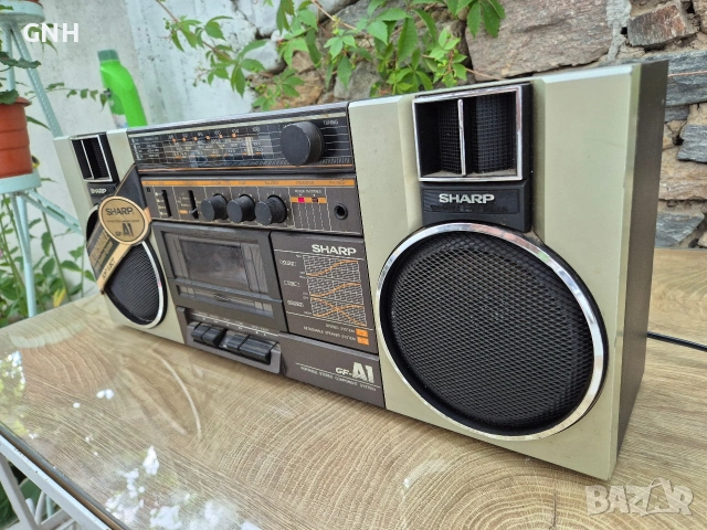 Радиокасетофон Sharp GF-A1H(BR), снимка 3 - Радиокасетофони, транзистори - 55188885