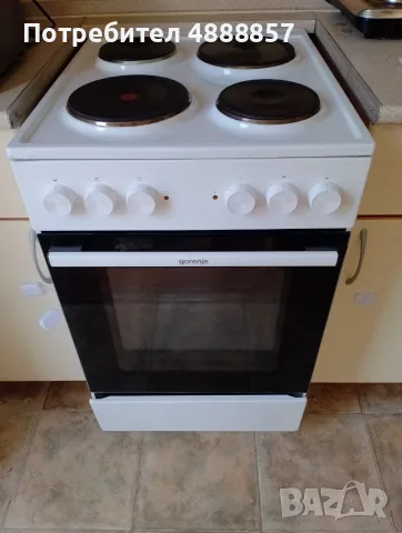 Продавам готварска печка GORENJE GE5A41WH широка 50 см с гаранция