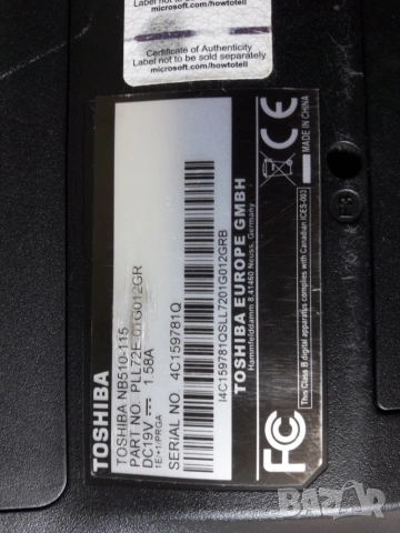 TOSHIBA NB510, снимка 9 - Лаптопи за дома - 55086623
